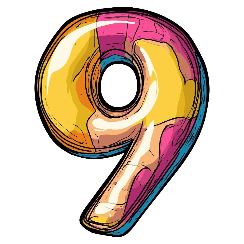Bande dessinée à 9 chiffres
