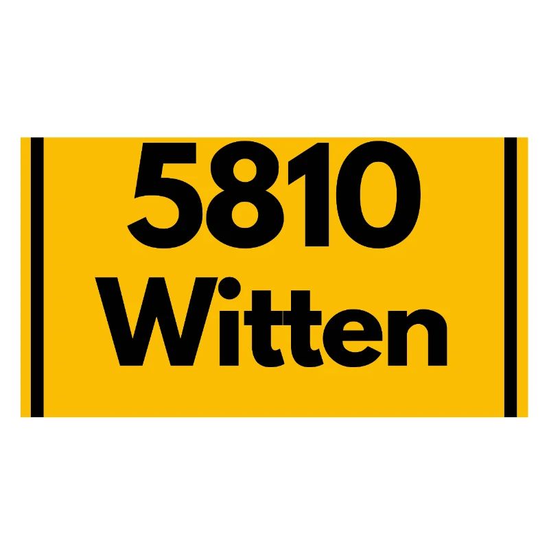 OLD POSTCODE POSTCODE RETRO 5810 WITTEN RUHRGEBIET
