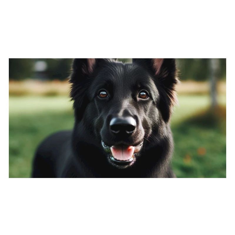 Black German Shepherd