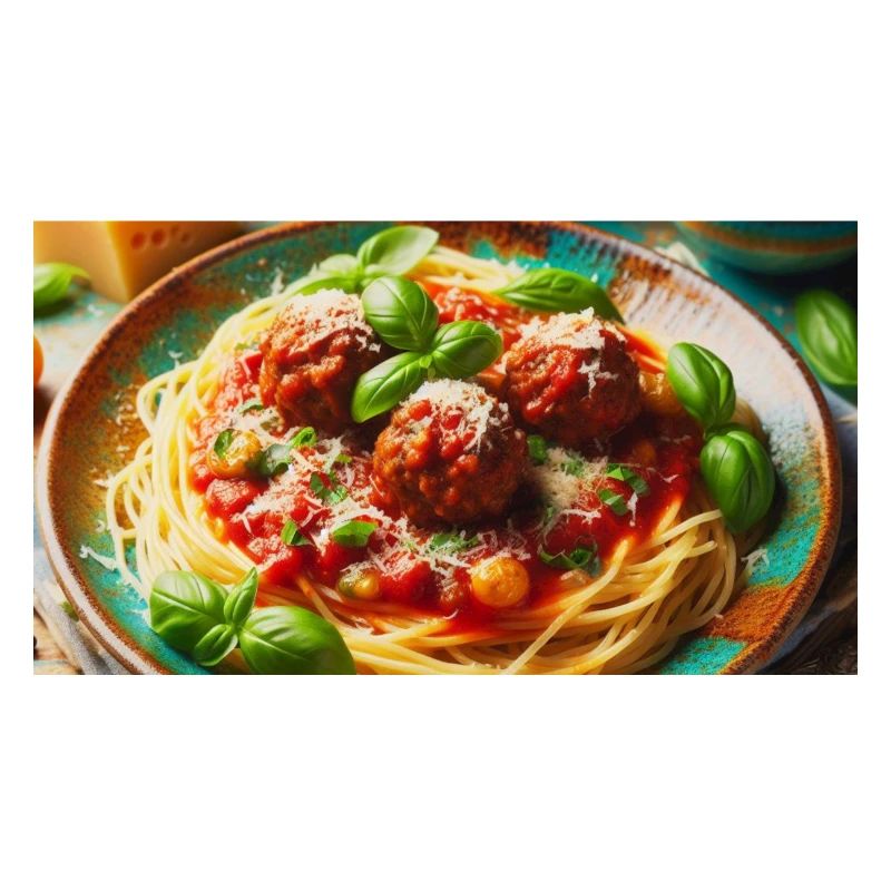 Spaghetti mit Fleisch