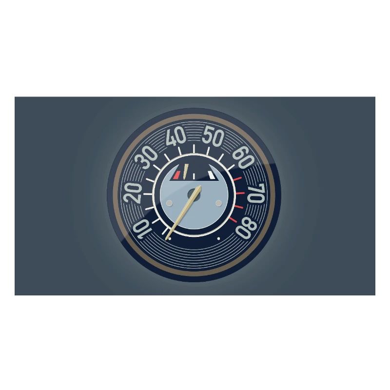 Keep it Classic – Retro Speedometer Design