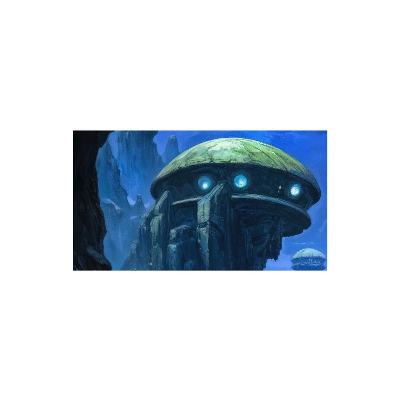 Science-Fiction-Landschaft