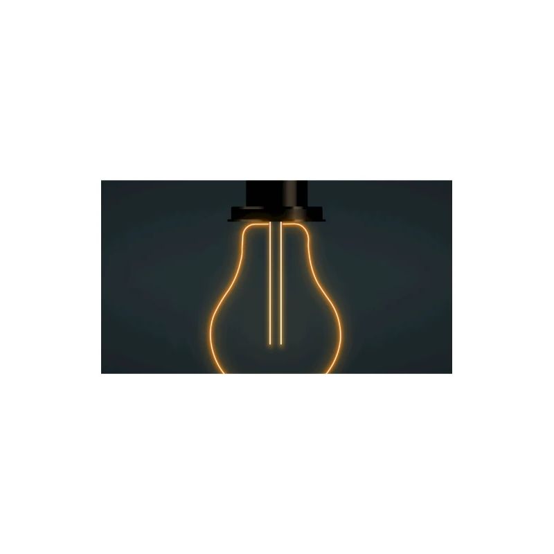 Light It Up – Neon Glühbirne Poster