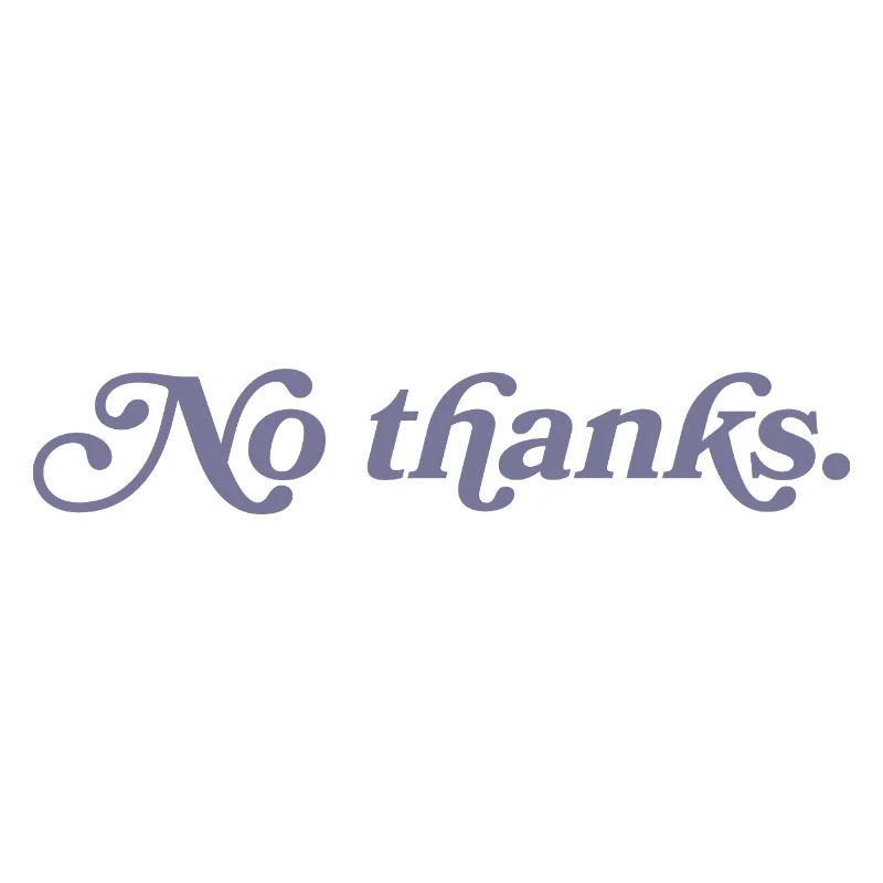 Non merci.