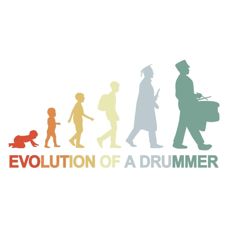 Vintage Trommelspieler Evolution