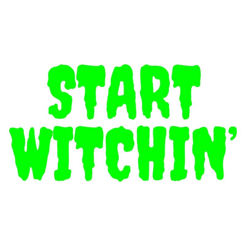 Vert vibrant Sorcière Phrase de début