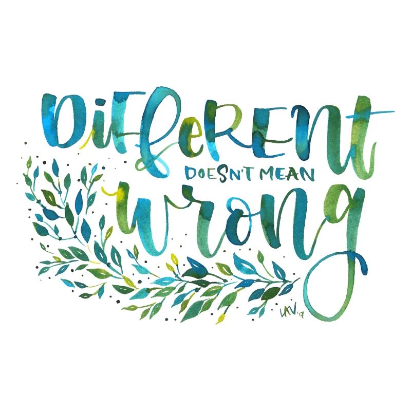 Different, not wrong