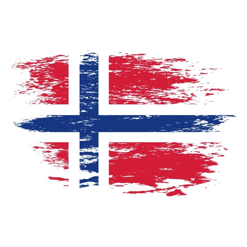 Drapeau de la Norvège utilisé