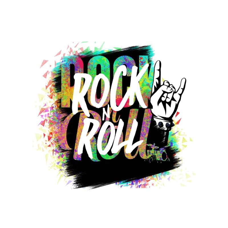 Explosion de couleurs Rock n Roll