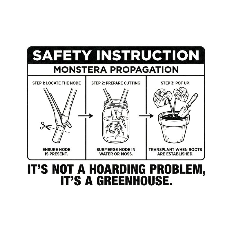 Guide de propagation de la monstera : c’est une serre, pas