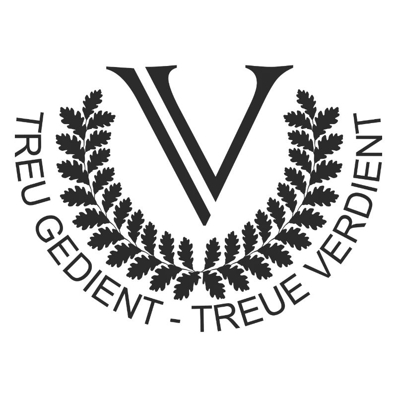 V Logo Black Groß