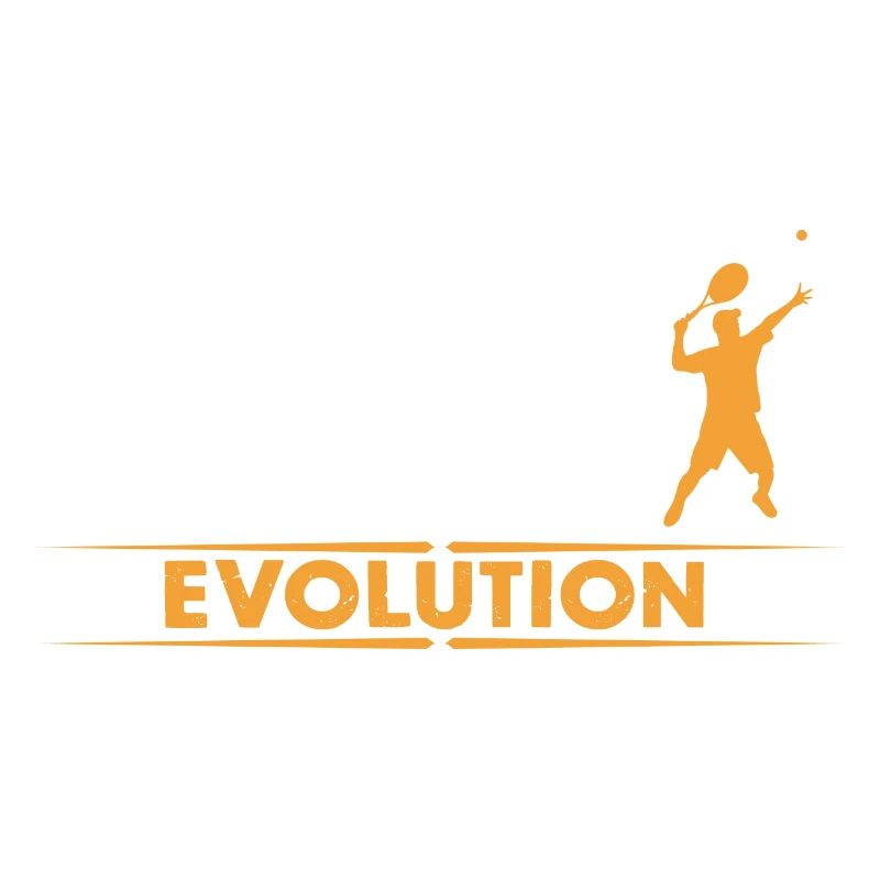 Tennis Evolution - orange/weiss