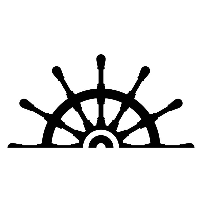 Half Ship Steering Wheel