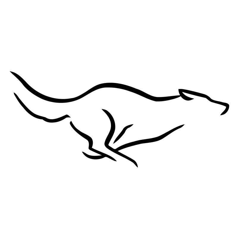 Runing wolf