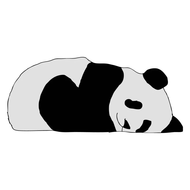 Schlafender Panda