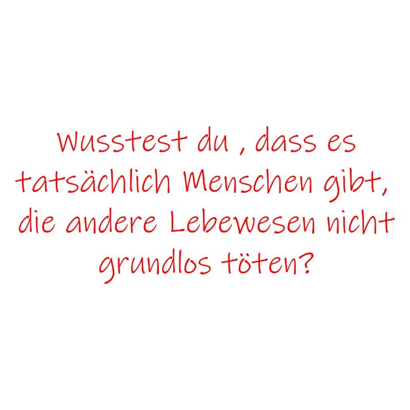 vegane Frage