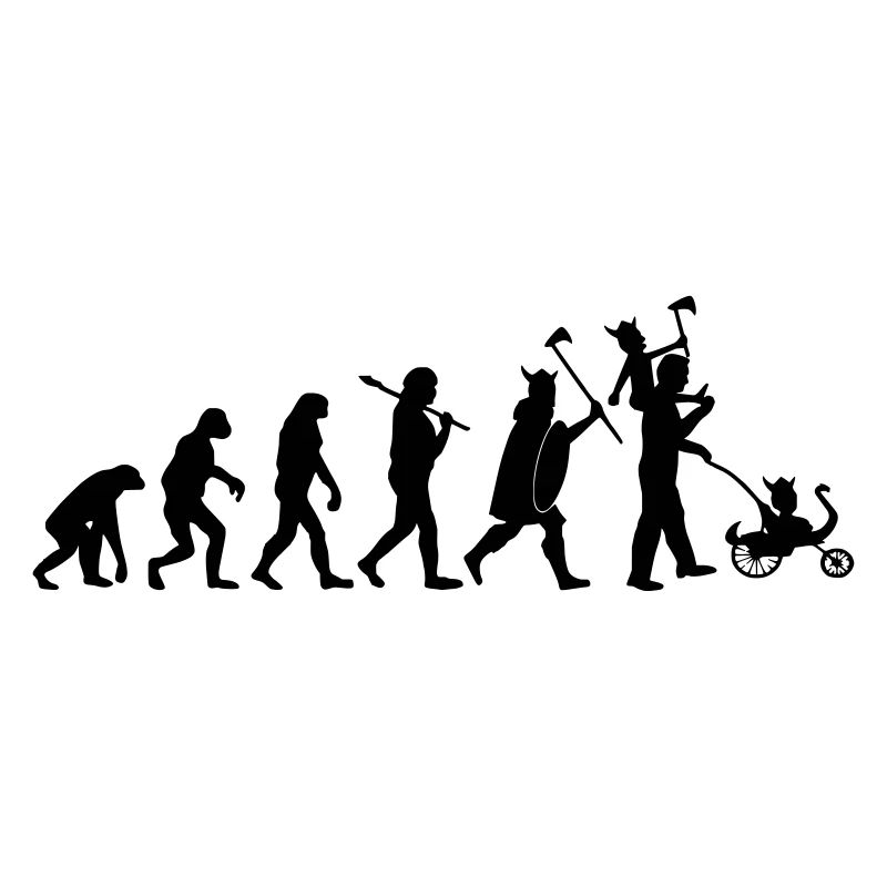 evolution daddy viking