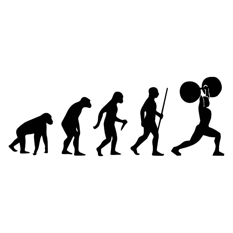 Human Evolution Weightlifting
