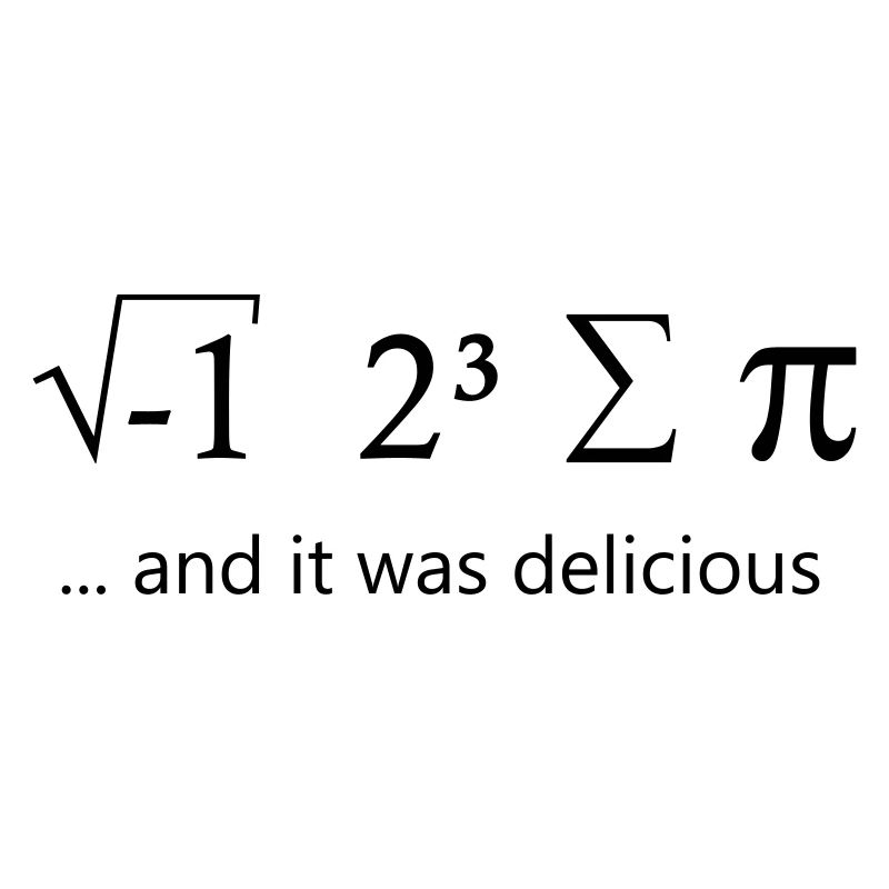 I ate some pie