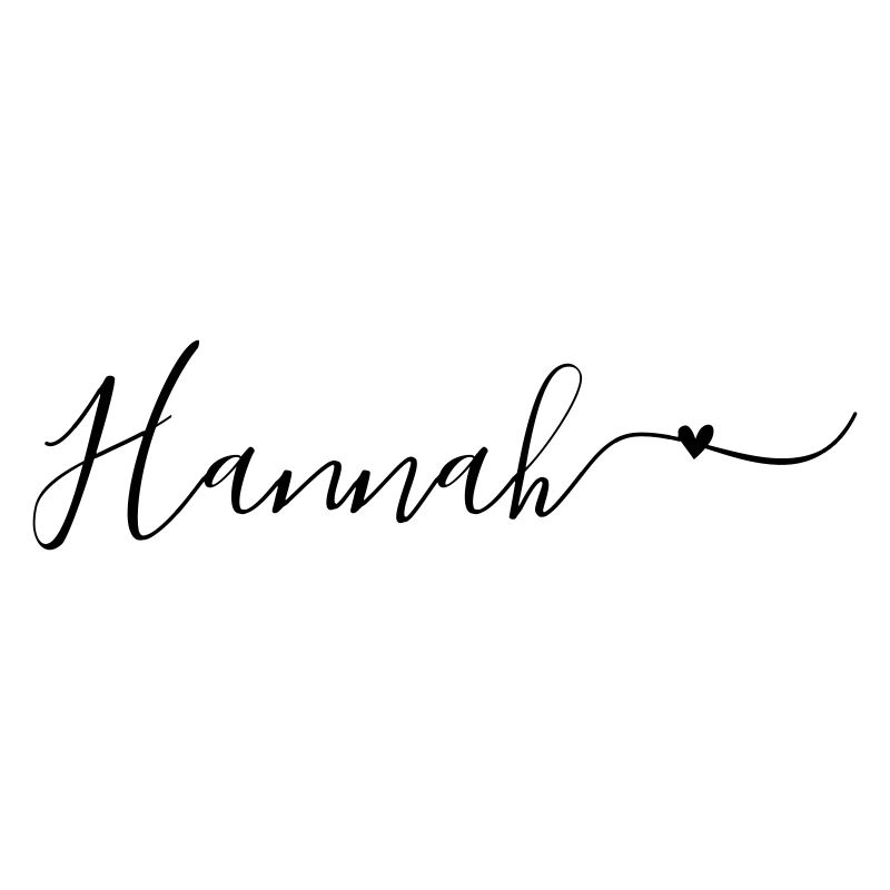 Hannah Surname First Name Decorative