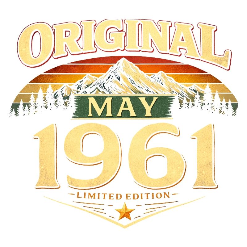 65. Geburtstag Geschenk Original Mai 1961