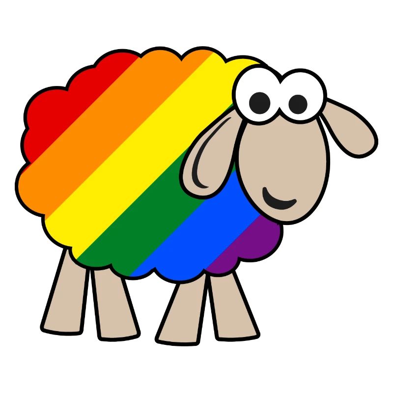 Regenbogen Schaf