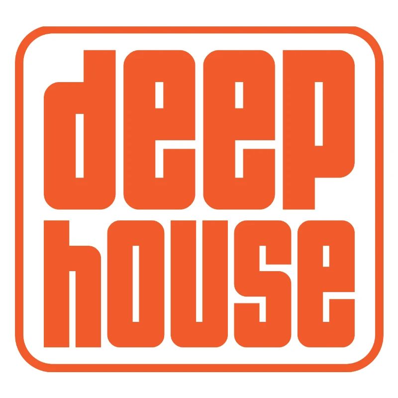 Deep House Retro Bold Logo