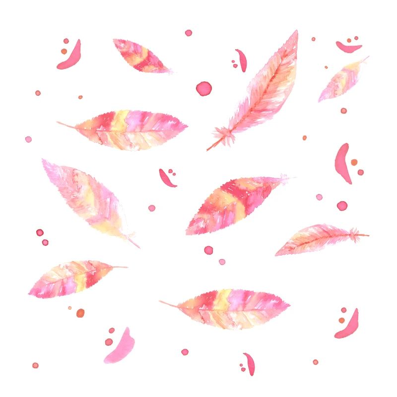 Colorful feathers