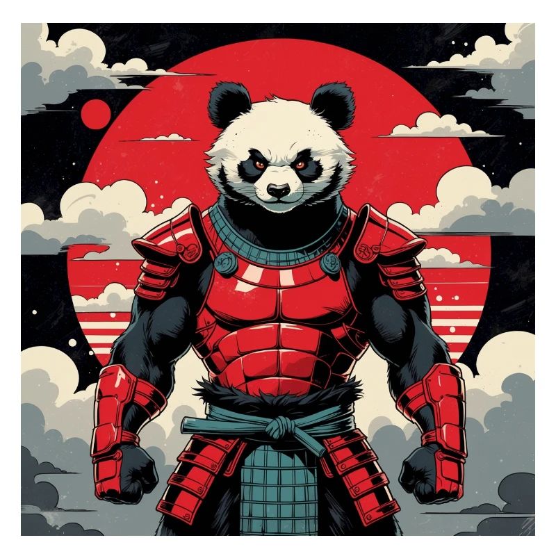 Samurai Panda Warrior
