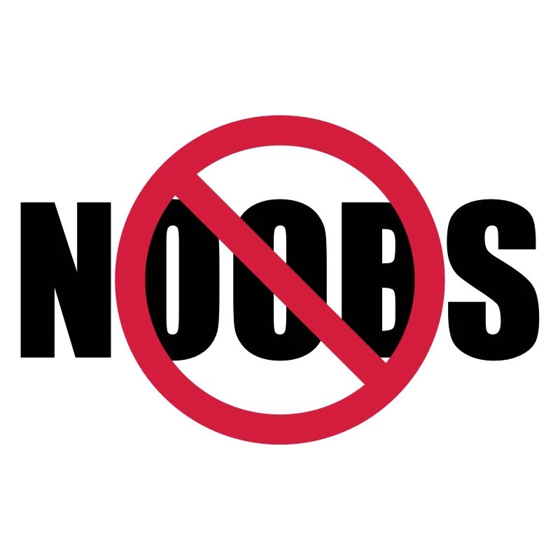 Aucun signe de noobs interdit