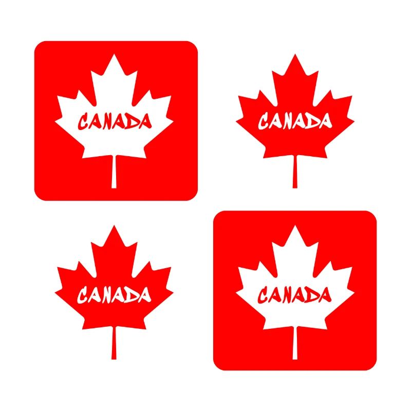 Canada maple leaf flags design