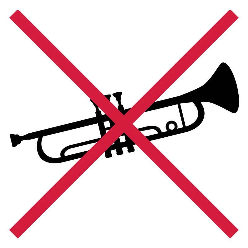 Trompette Bouclier Interdit