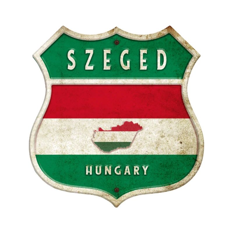 Design du drapeau de la Hongrie de Szeged