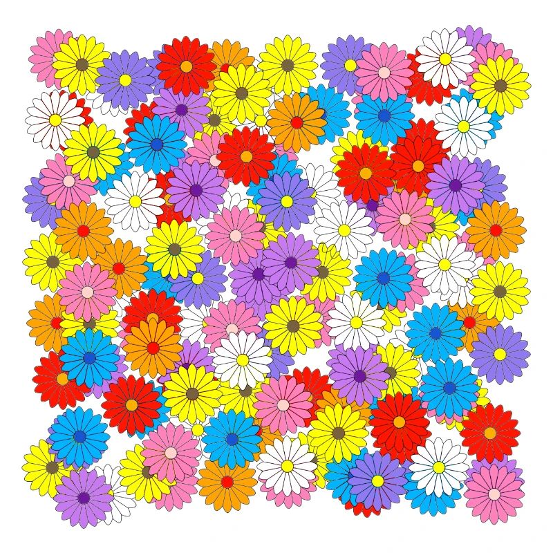 Mer de fleurs