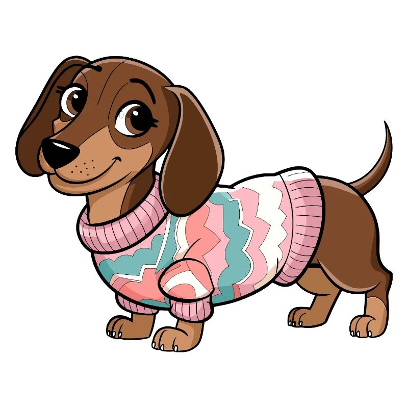 Pull douillet teckel