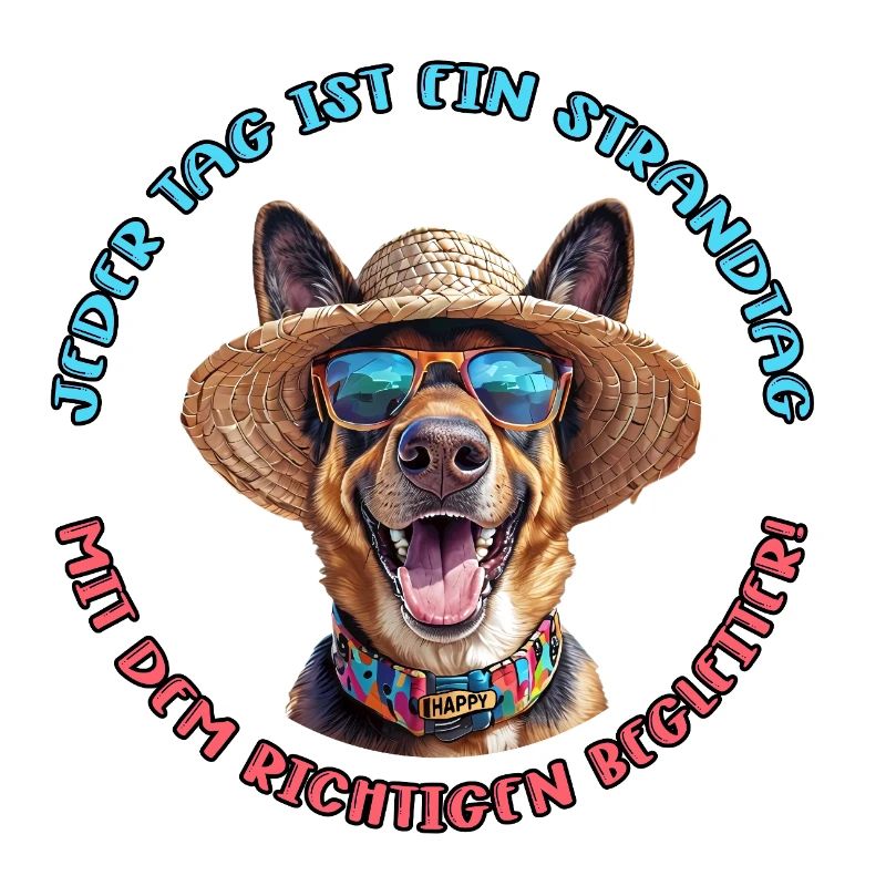 Deutscher Schäferhund: Jeder Tag am Strand