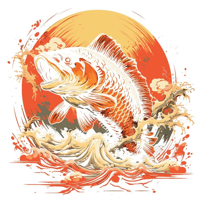 Fischerei Illustration