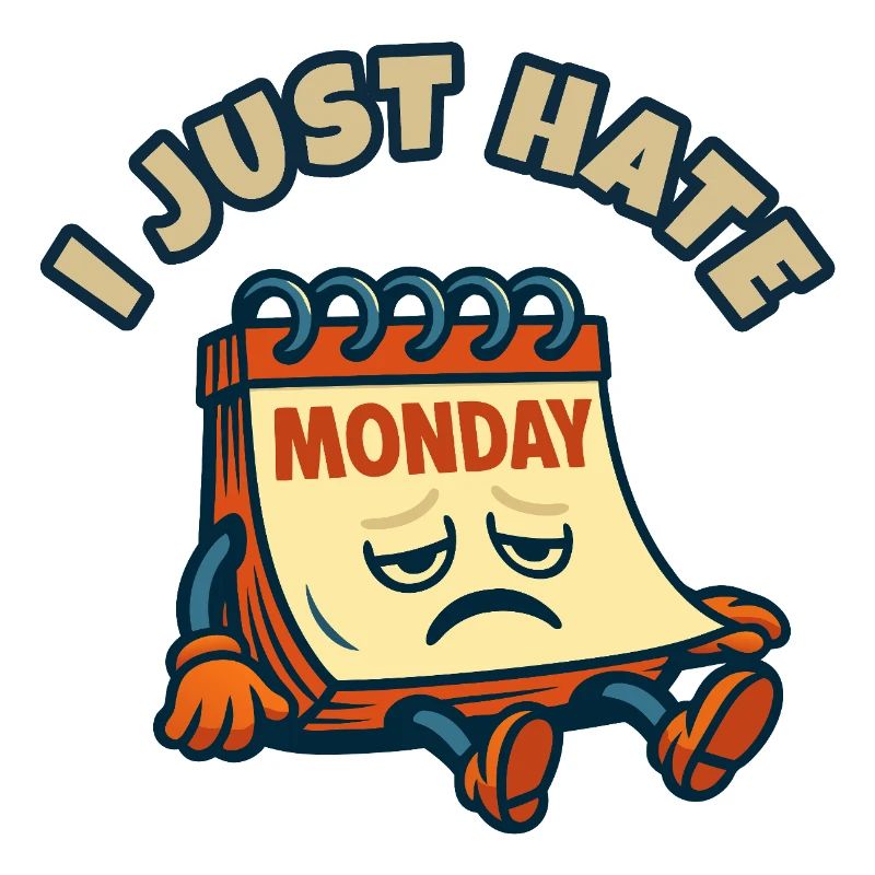 Ich hasse Monday-Cartoon einfach