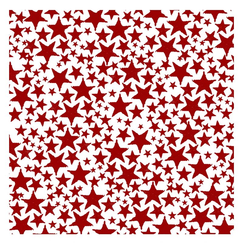 Red star pattern on dark background