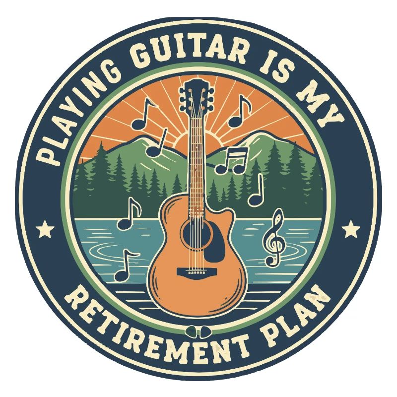 Plan de retraite de guitare Citation de guitariste