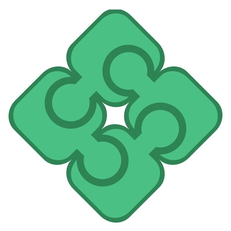 Interlocking Clover Motif
