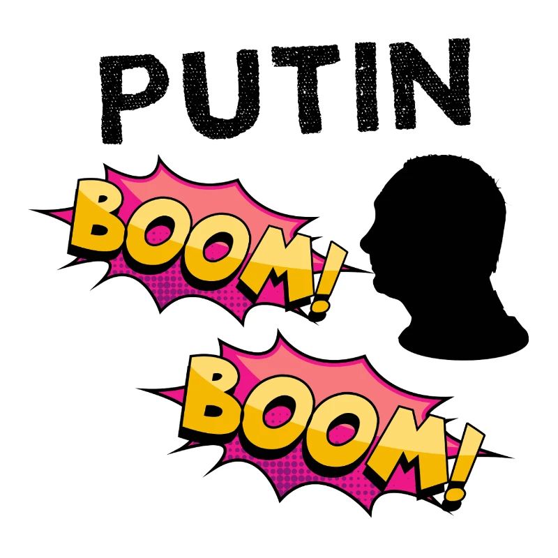 Putin BOOM COMIC-Buch Explosion der Farben