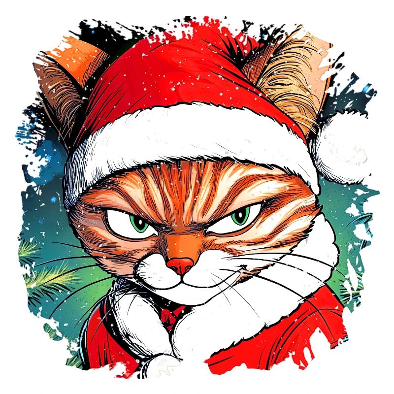 Weihnachten Katze