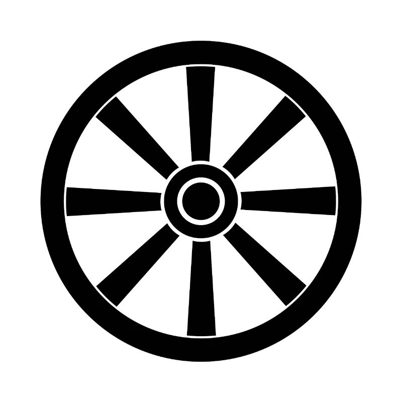 Roue de chariot