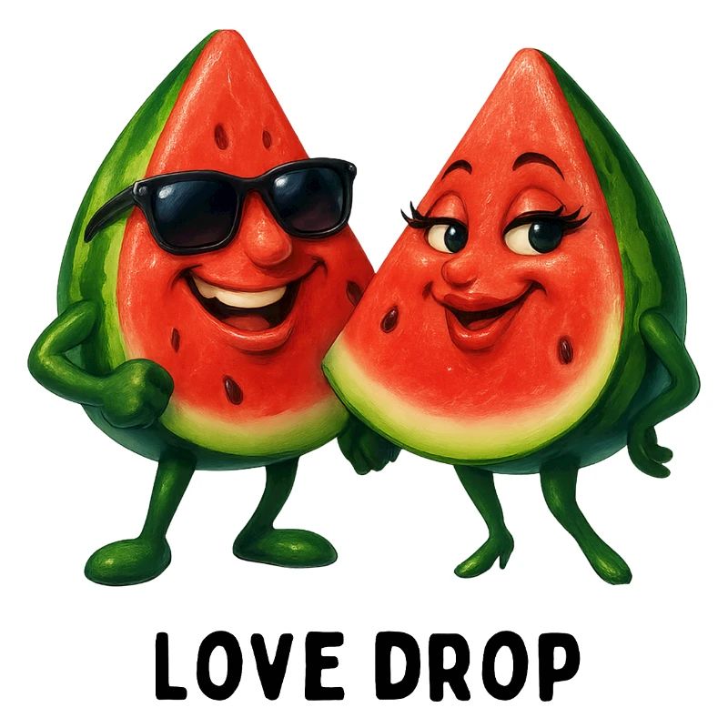 Duo pastèques Love Drop