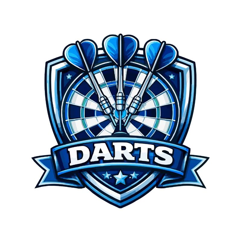 Blue Darts Shield Logo