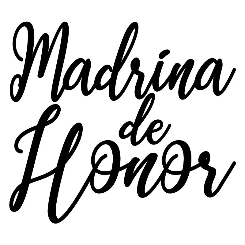 Madrina de Honor Bridesmaid Wedding Team Bride