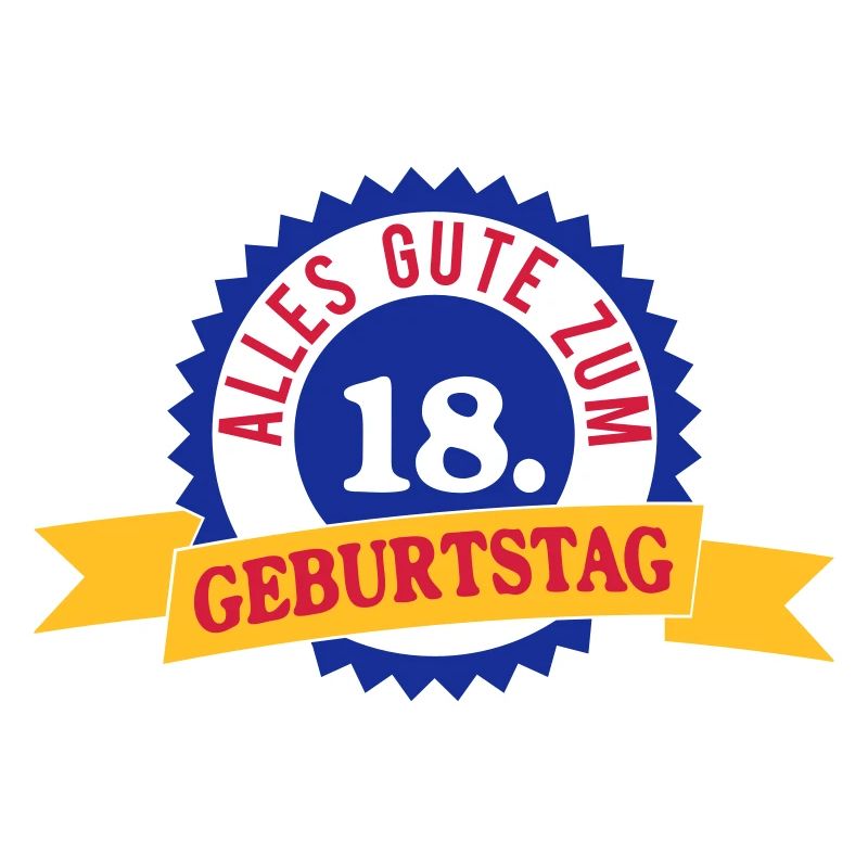 Alles Gute zum 18. Geburtstag