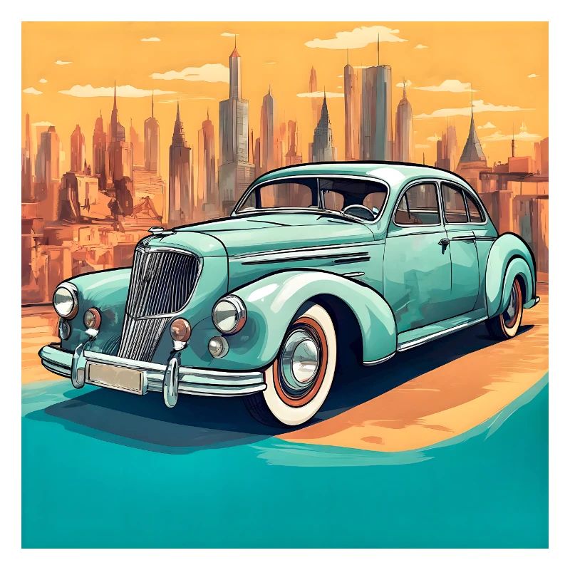 Vintage Shabby Chic Cabrio Auto