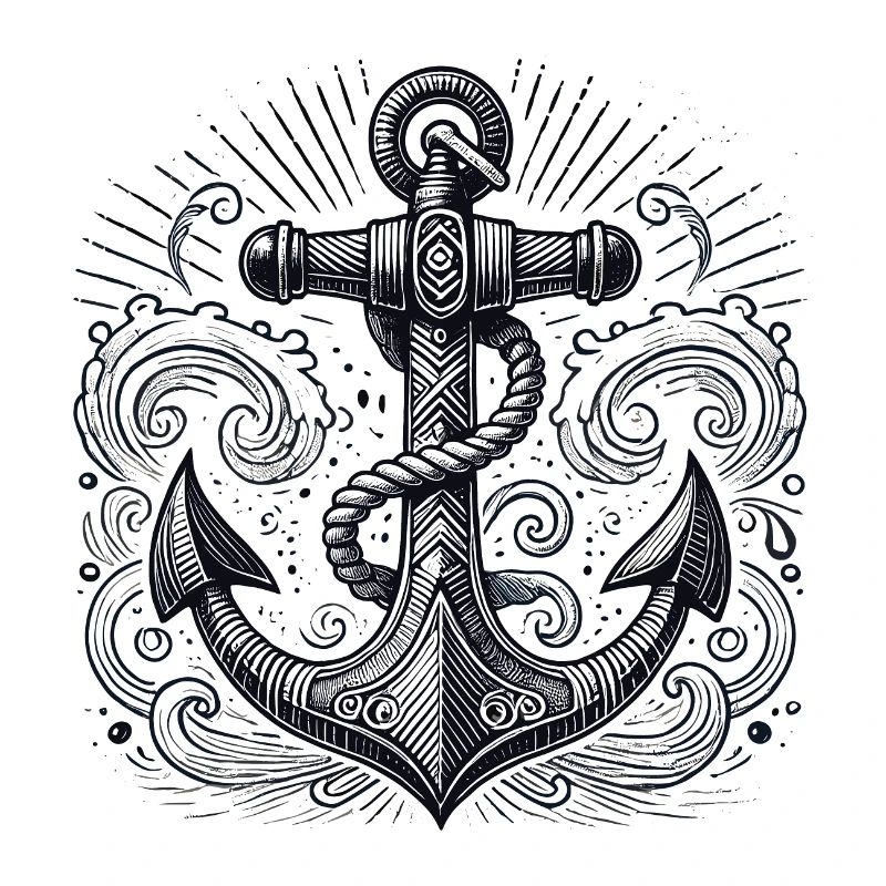 Anker Schiffsanker Anker cool maritim Geschenk